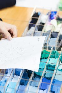 尚野化妆学校 个人形象提升课 SC 色相环色彩理论教学 色布色彩分析