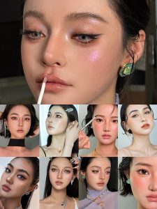 尚野化妆学校 专业化妆课程 混血妆泰式妆九格教学实拍 潮流妆容实操