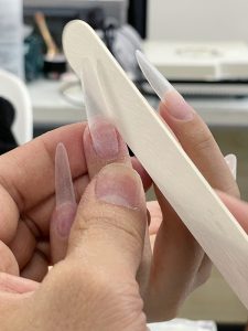 宁波尚野美甲培训学校 美甲全科班 延长甲打磨实操花絮 老师修甲教学实拍