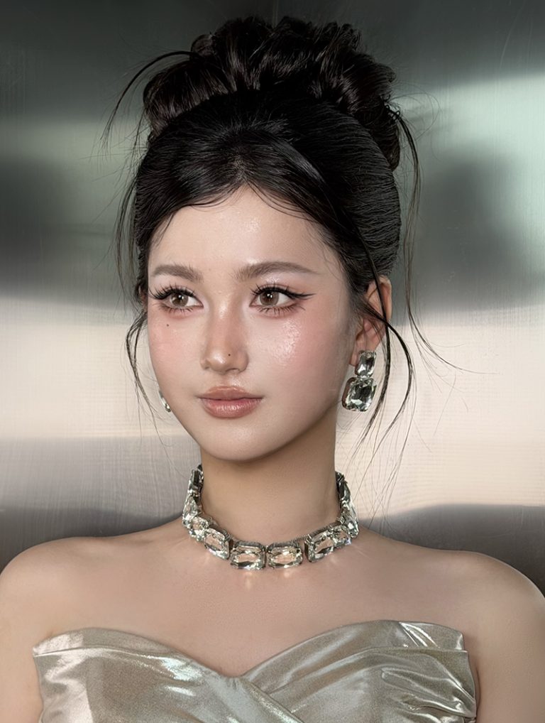 轻奢新娘敬酒礼服妆造