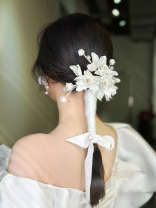 宁波专业造型班学员作品：低马尾造型，经典百搭